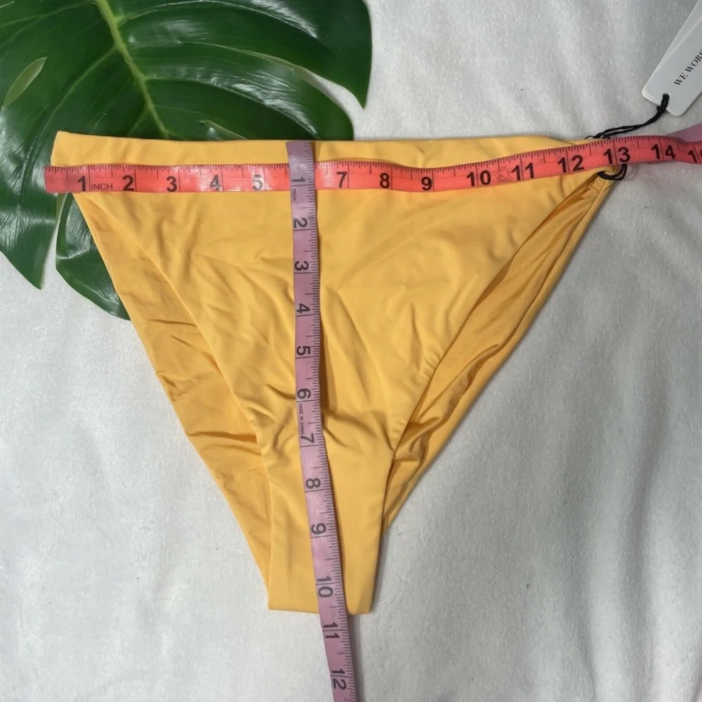 NWT [ SZ Large ] WeWoreWhat Amber Bikini Bottoms Apricot‎